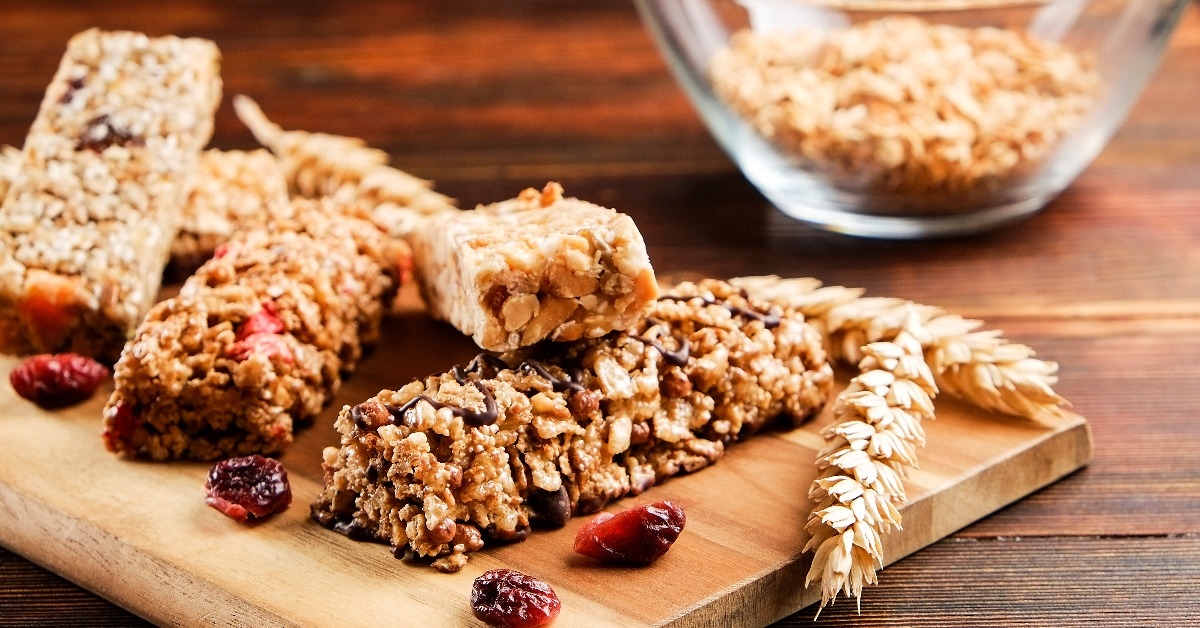 mixed gluten free granola energy bars