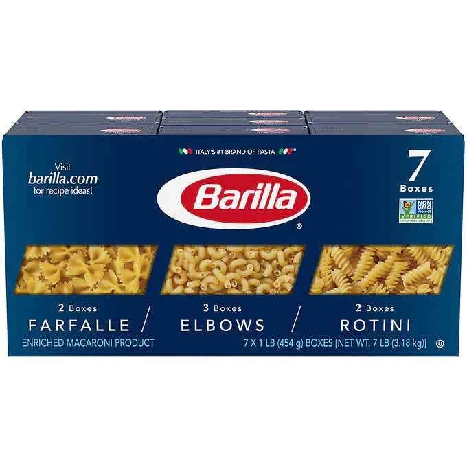 Barilla pasta big pack from Costco