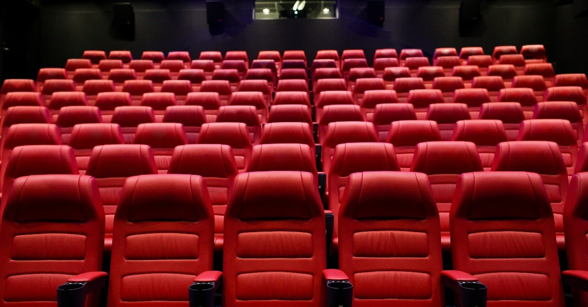 movie theater empty auditorium with seats