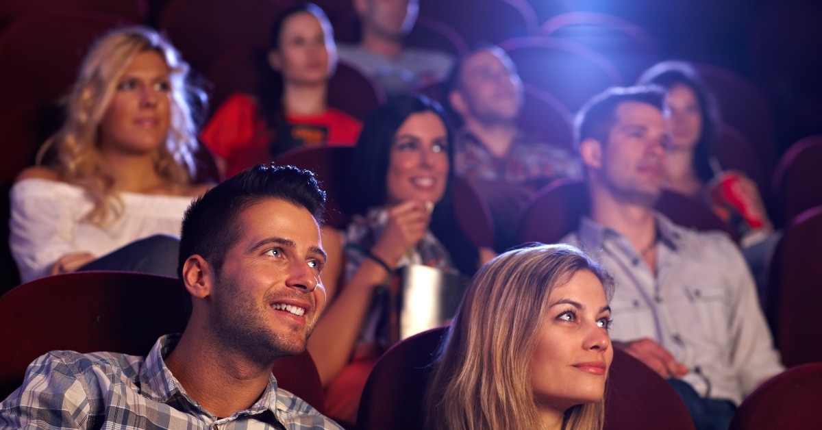 people sitting at movie theater