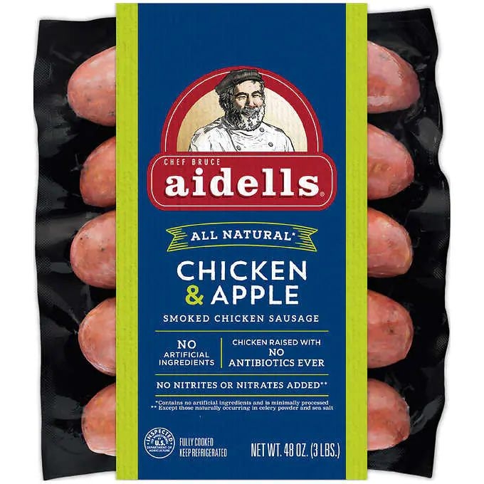 Aidells chicken & apple sausage