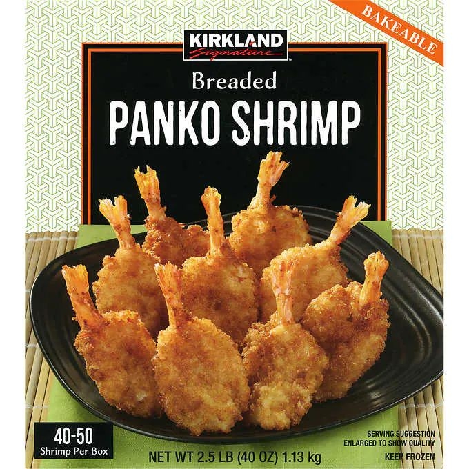 Kirkland Signature breaded panko shrimp