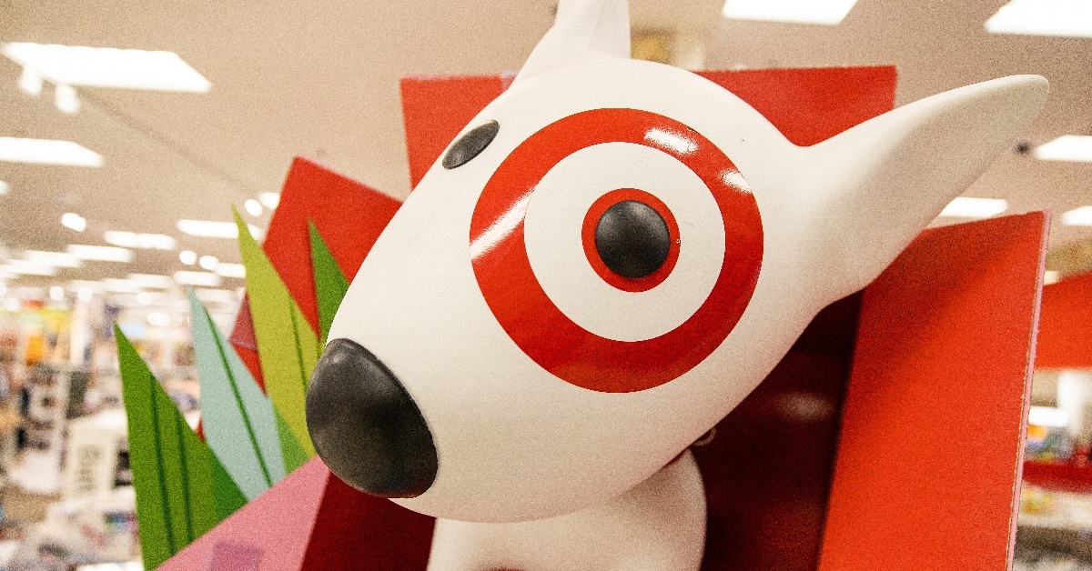 bullseye display in target store