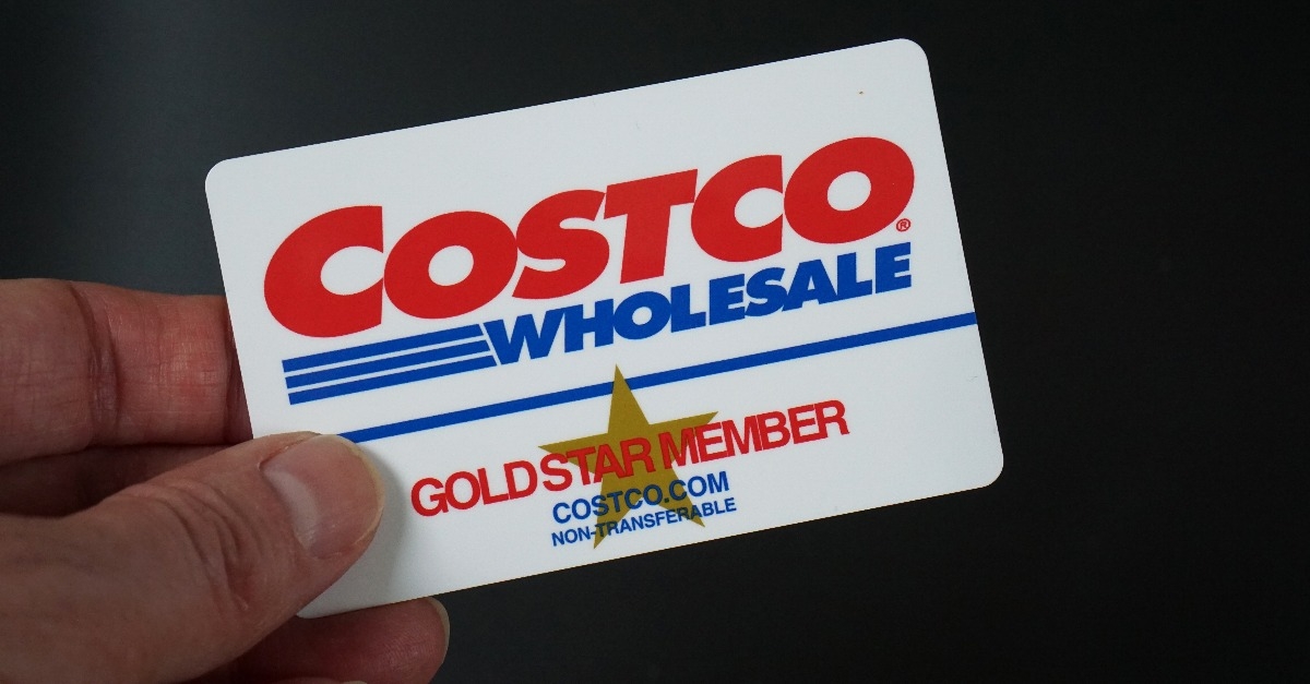 Costco Gold Star Membership card