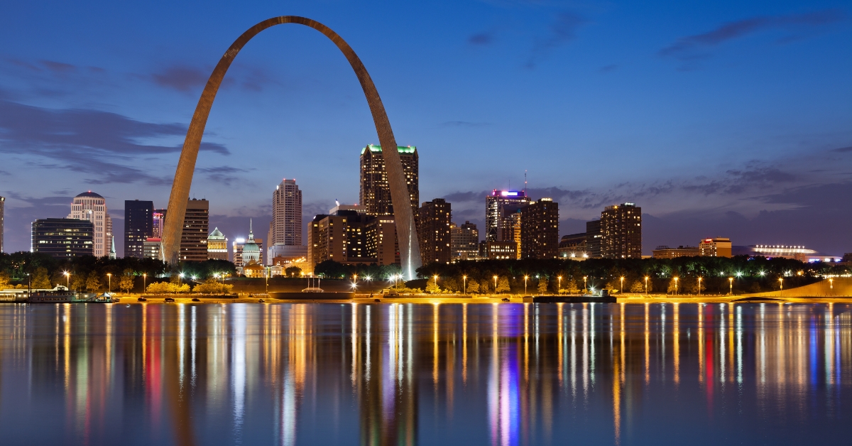 City of St. Louis skyline