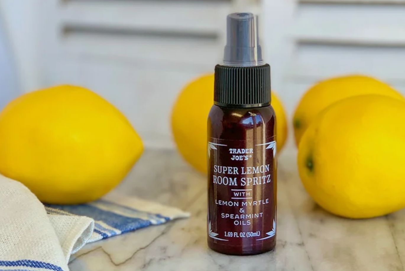 Super Lemon Room Spritz spray from Trader Joe's