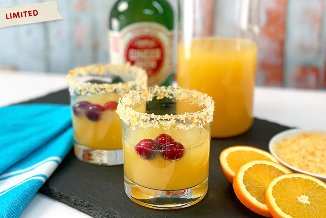 Triple Ginger Brew cocktail drinks