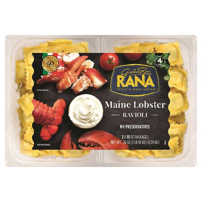 Rana Maine Lobster Ravioli, 2 x 13 oz