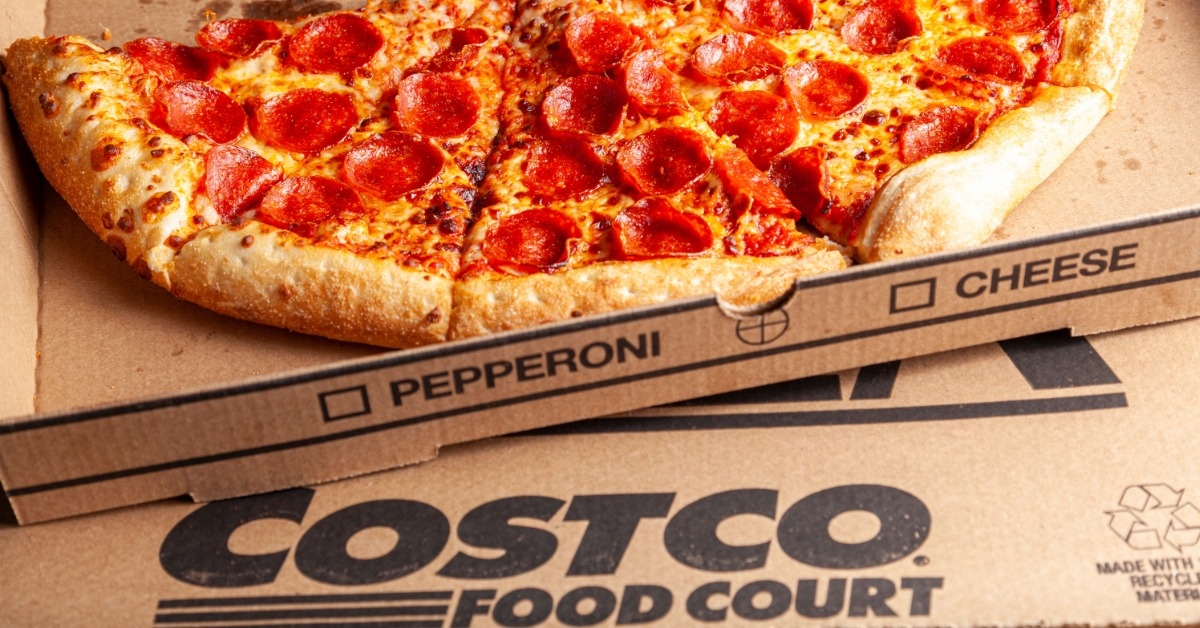 pepperoni pizza from costco food court