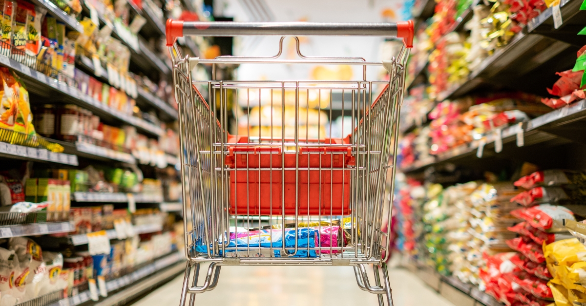 cart in super market department store