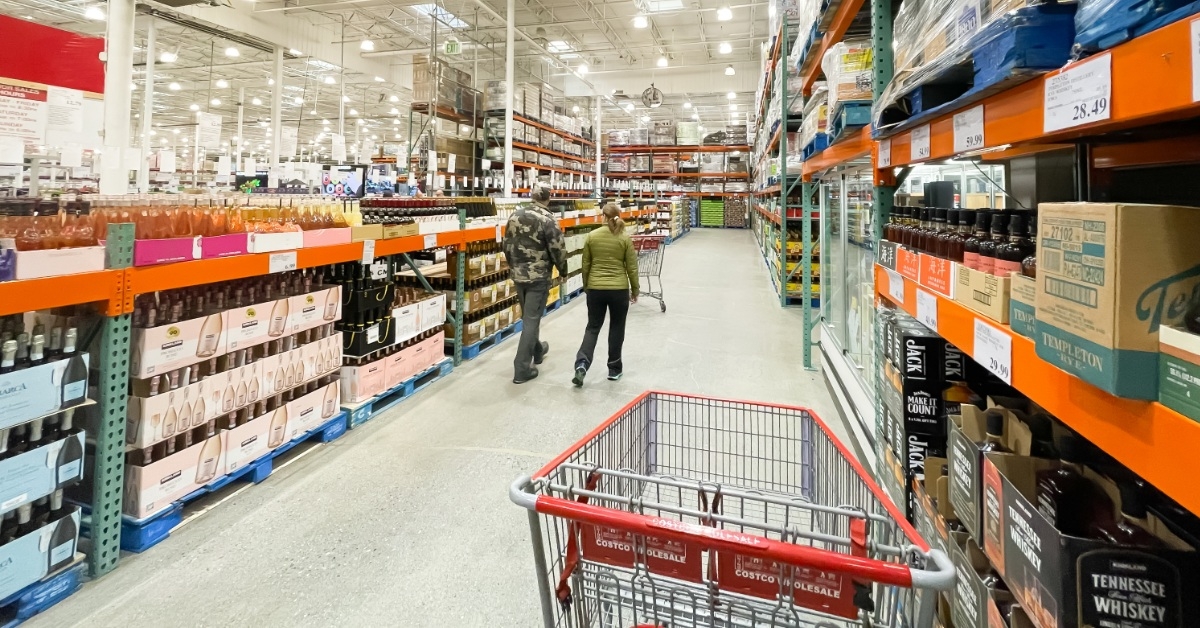 inside view of alaska costco store