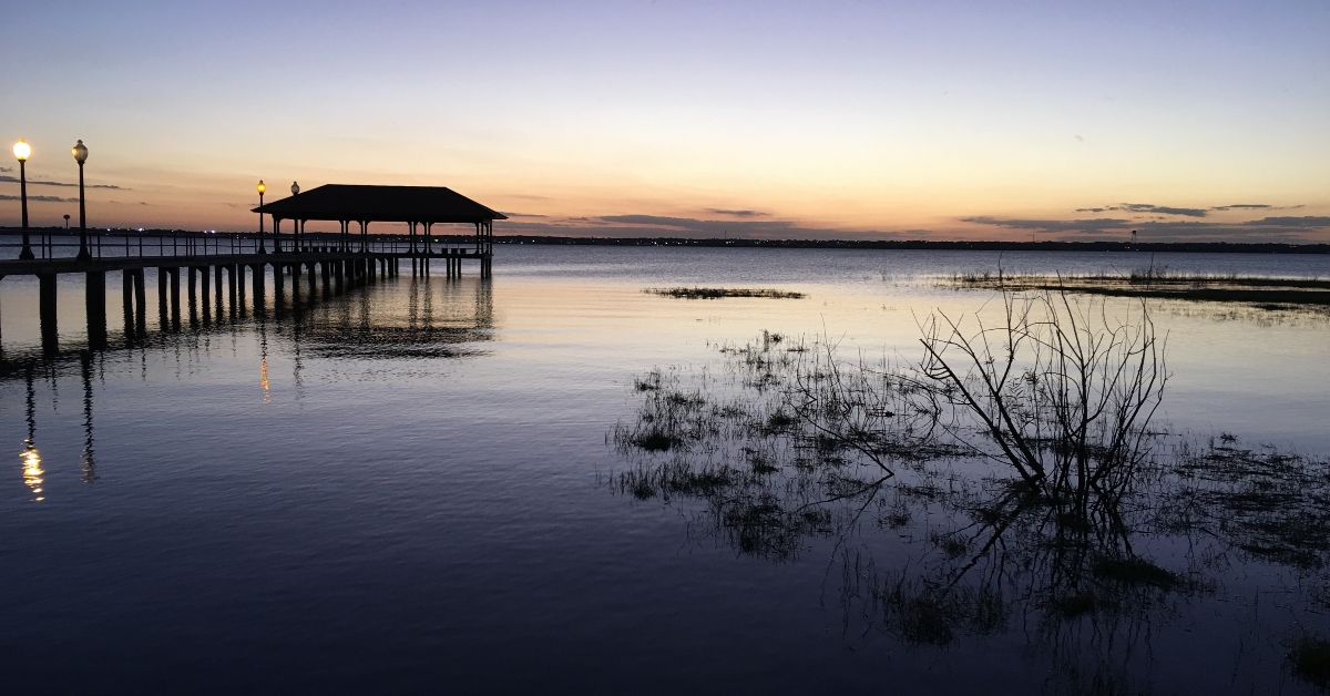 Sebring Pier at sunset