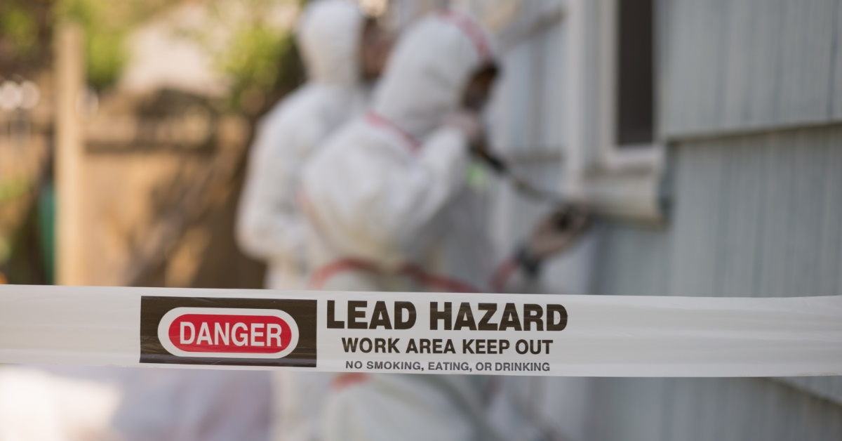  lead hazard barrier warning tape 