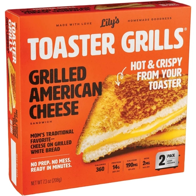 Lily's Toaster Grills Grilled American Cheese 