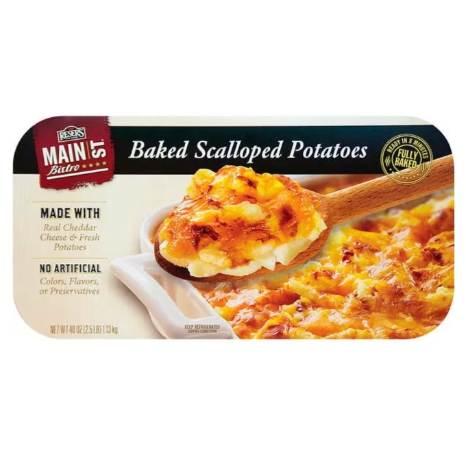 Main Bistro baked scalloped potatoes box frozen food