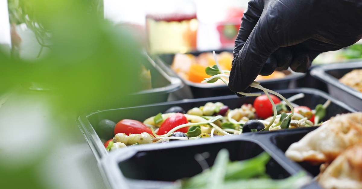 preparing a balanced meal for lunch box