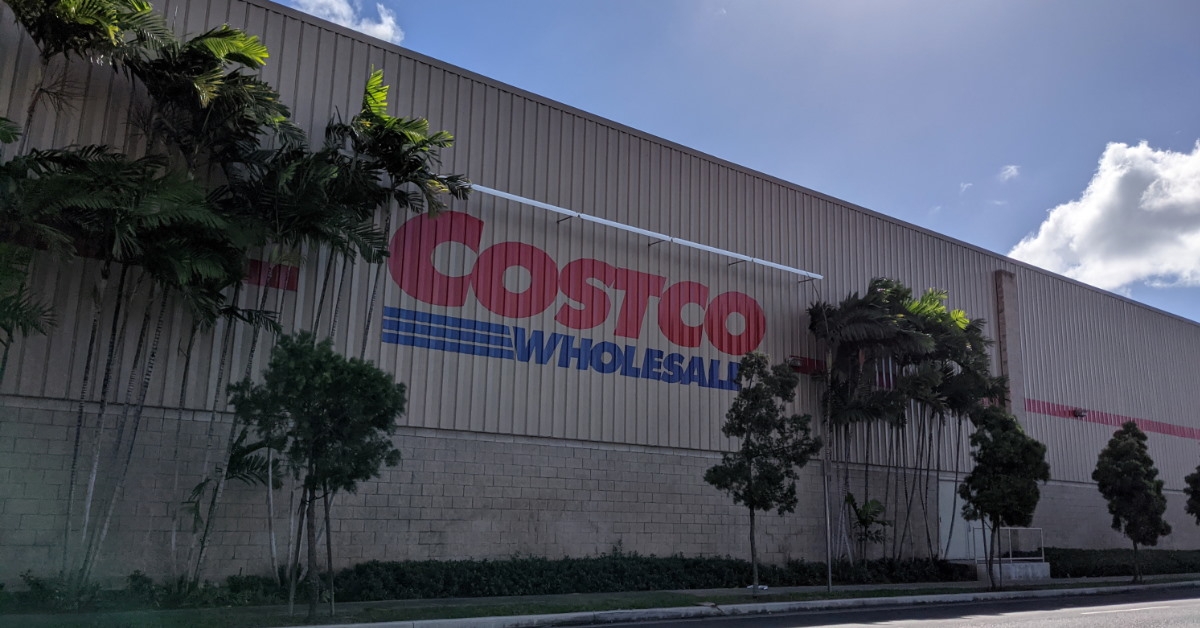 costco logo on wholesale store