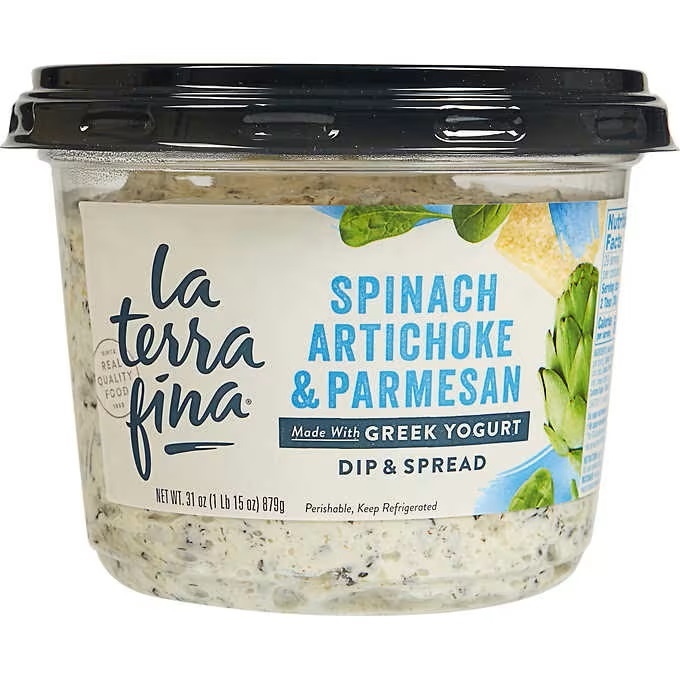 A package of La Terra Fina dip