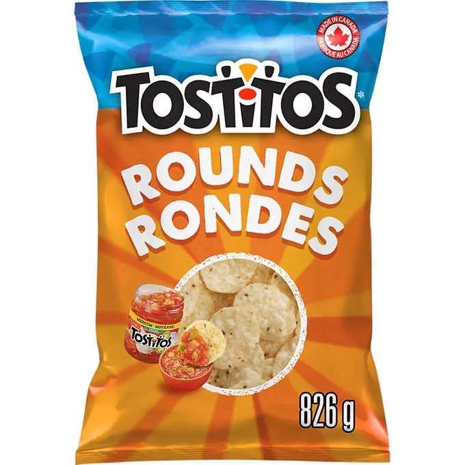 A bag of Tostitos chips