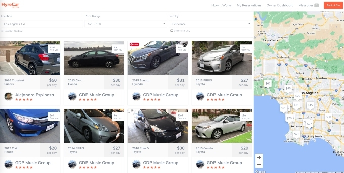 HyreCar screenshot