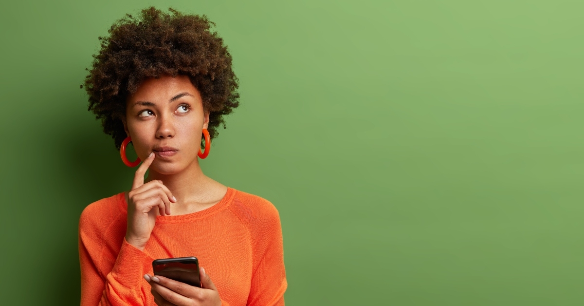 Woman thinking