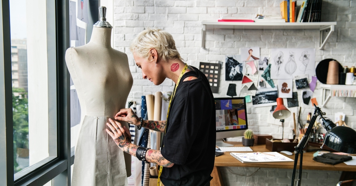 fashion designer stylish showroom