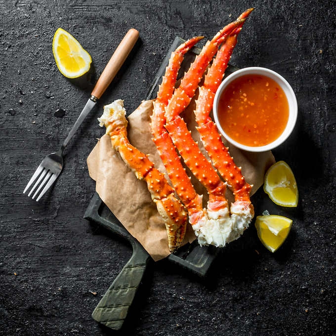 fresh red king crab Costco
