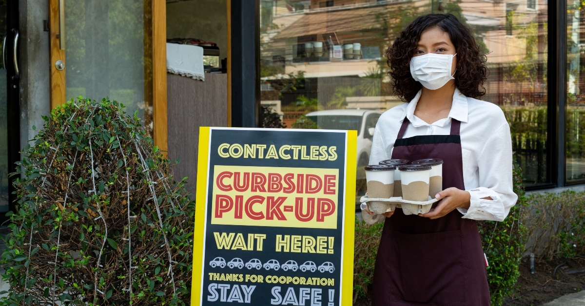 curbside pick up for social distance