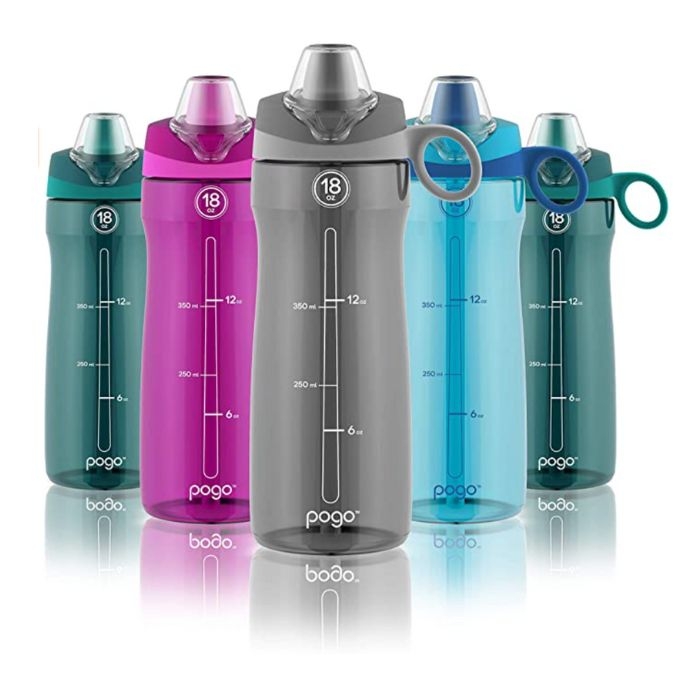 Pogo Tritan plastic water bottle