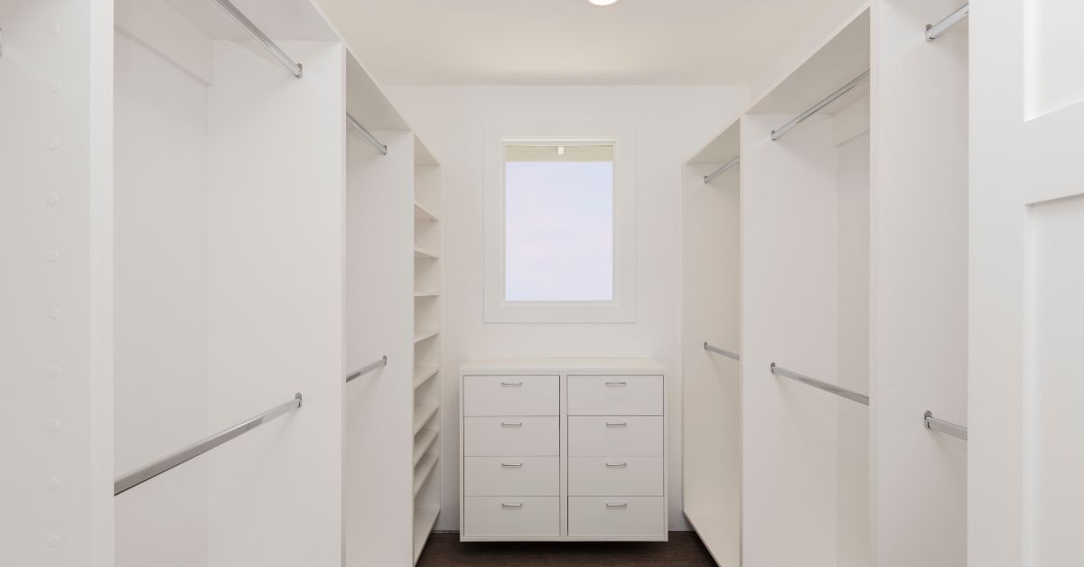 closet in luxurious house