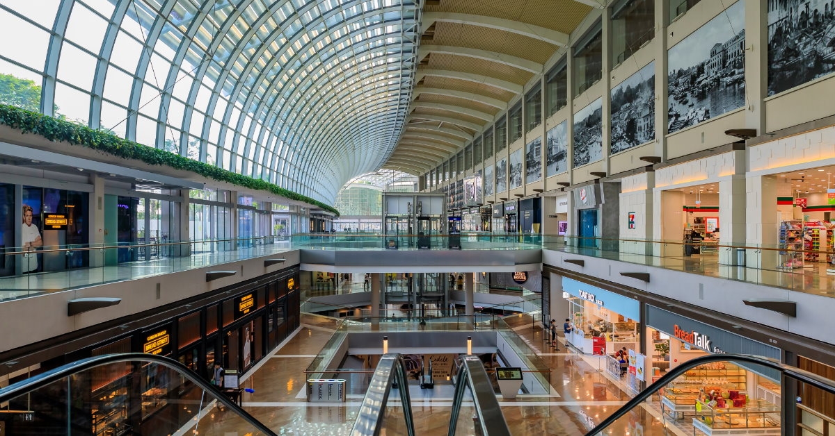 marina bay sands flagship mall in singapore