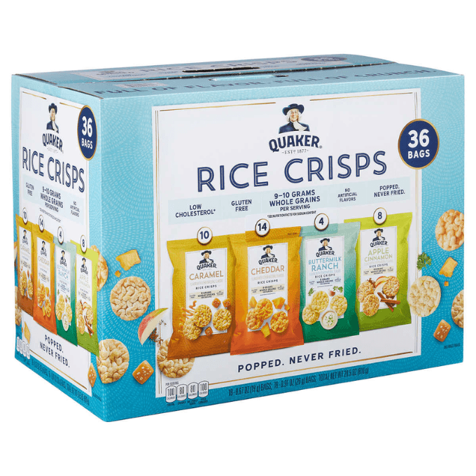 Costco Quaker rice crisps
