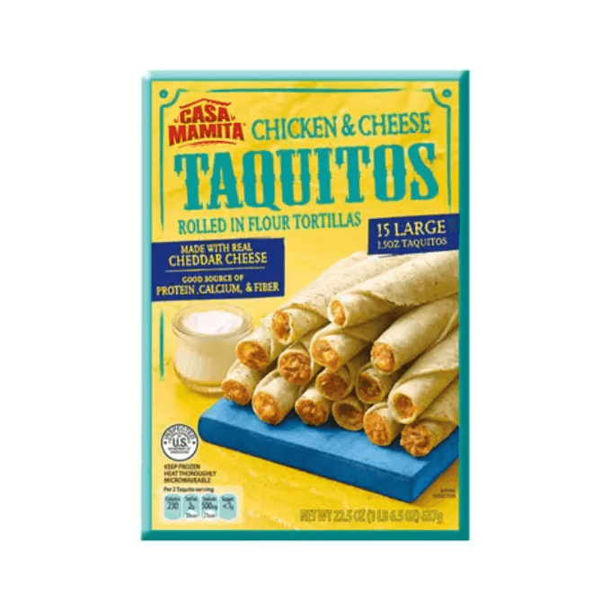 Aldi Casa Mamita beef or chicken taquitos