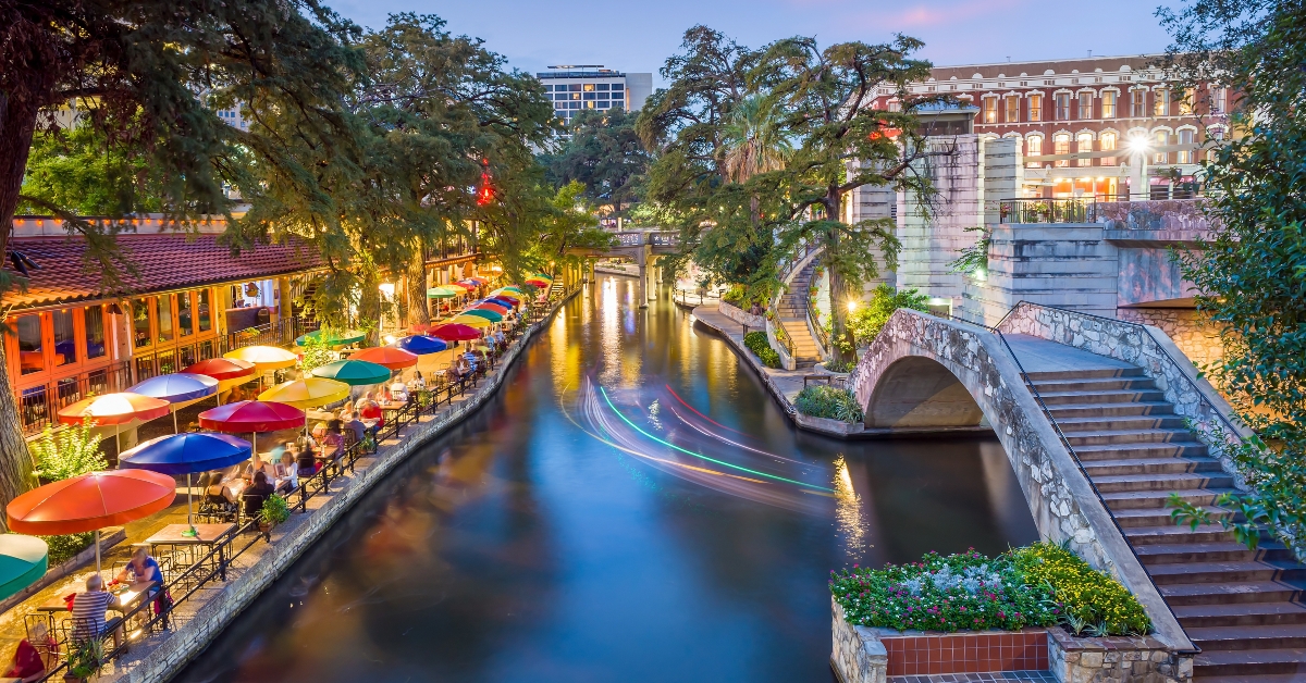 river walk in San Antonio