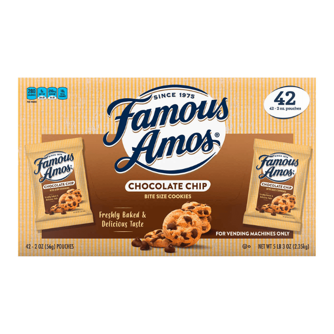 A package of Famous Amos Cookies