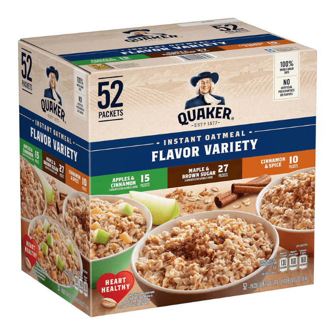 costco-Quaker Oats Instant Oatmeal 