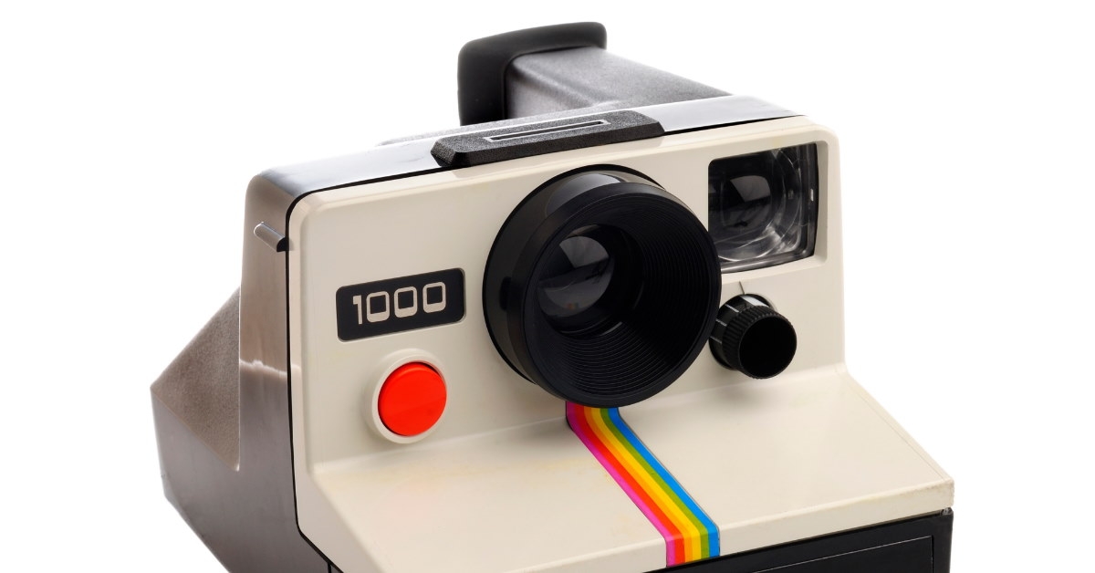 vintage polaroid land camera 