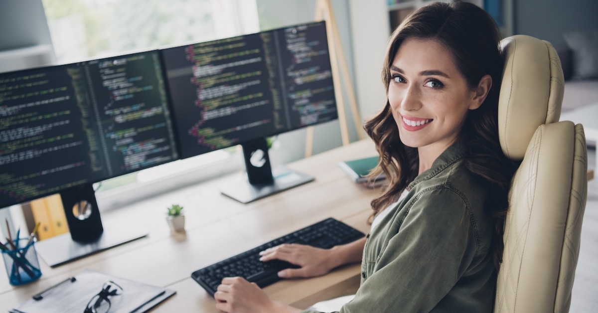 female programmer