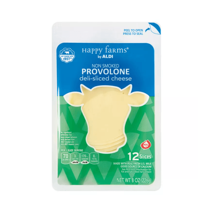 Aldi-Provolone cheese