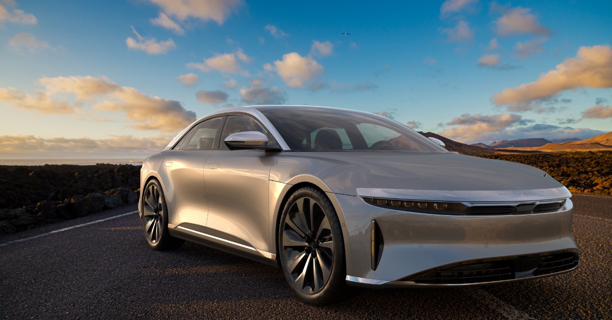 lucid air electric car 
