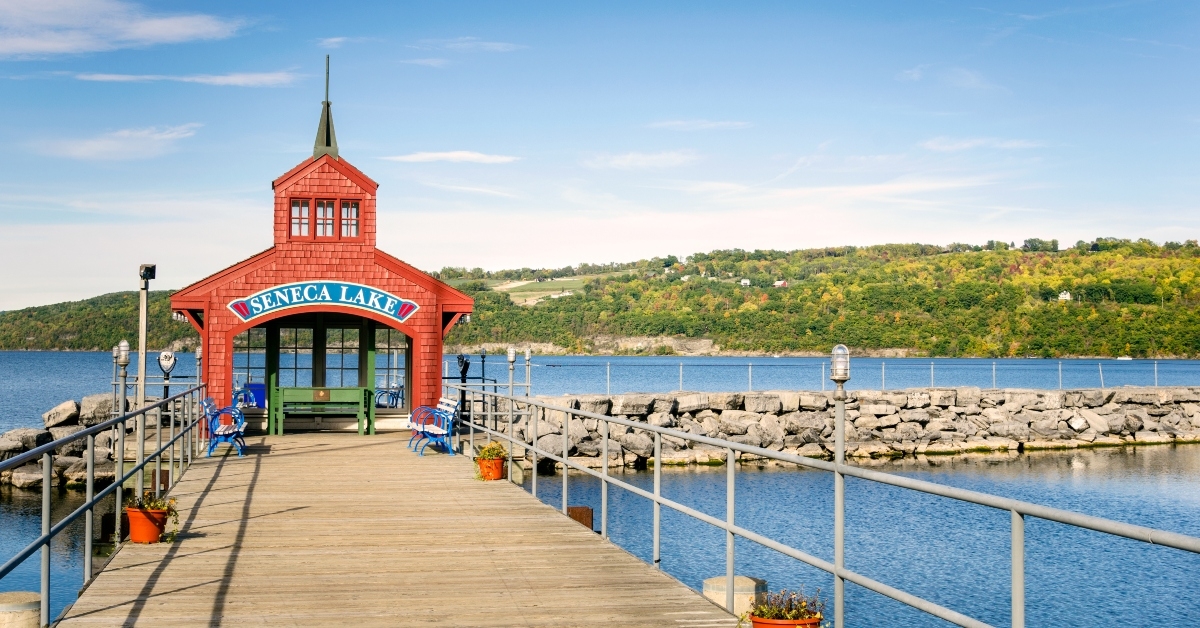 deserted pier