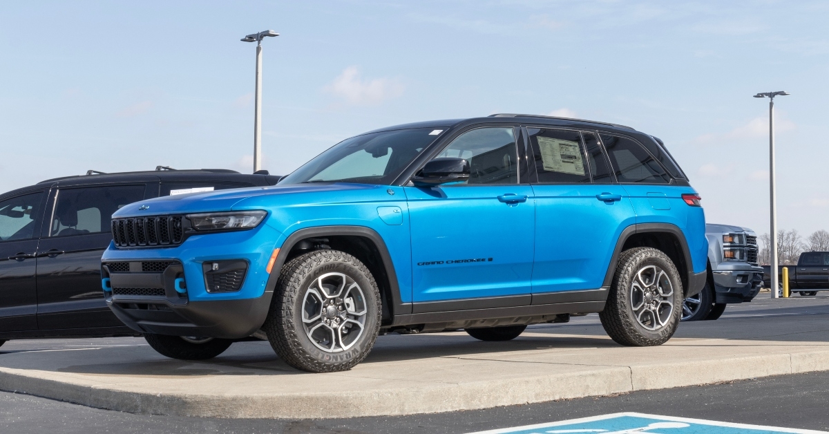 Jeep Grand Cherokee 4xe Plug-in hybrid display 
