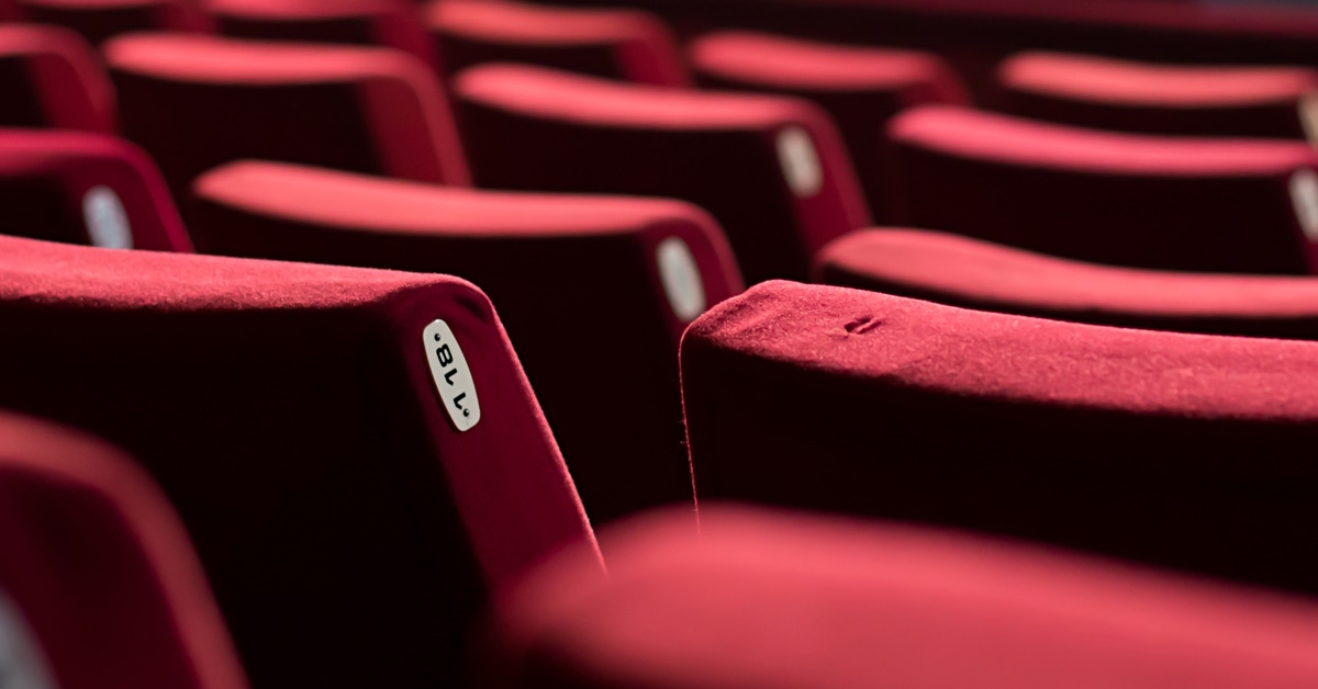 movie theater with empty chairs