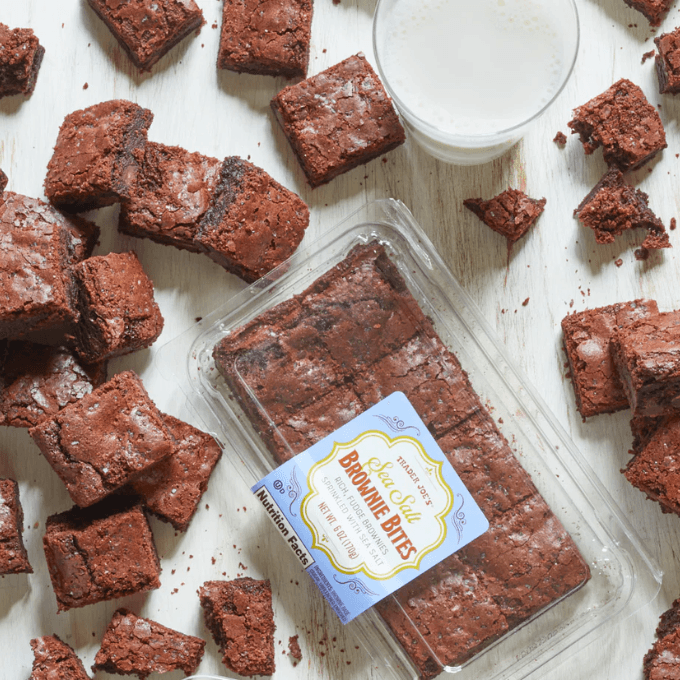 Trader Joe's-Sea Salt Brownie Bites
