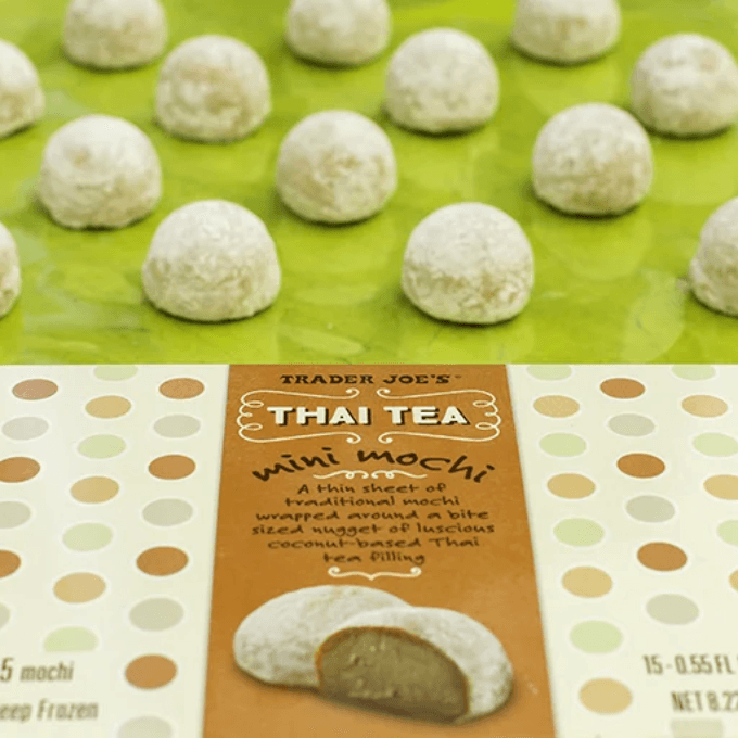 Trader Joe's-Thai Tea Mini Mochi