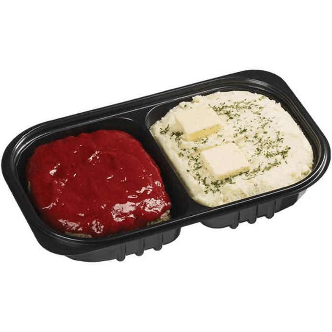 Costco-Kirkland Signature Meatloaf with Yukon Gold Mashed Potatoes