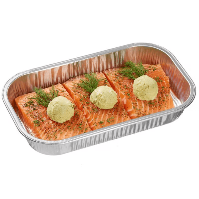 Costco-Kirkland Signature Salmon Milano with Basil Pesto Butter