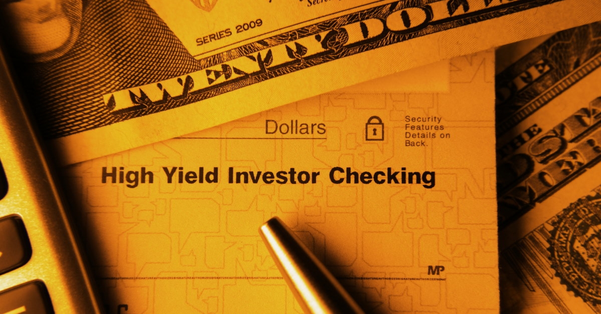 high yield investor checking 