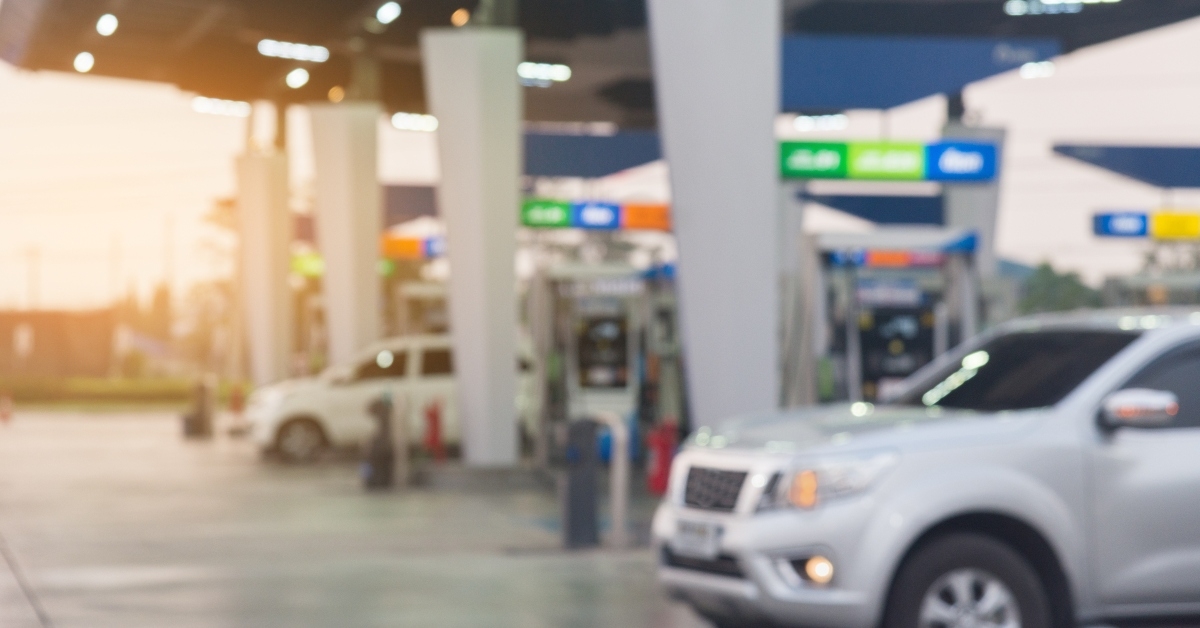 gas station