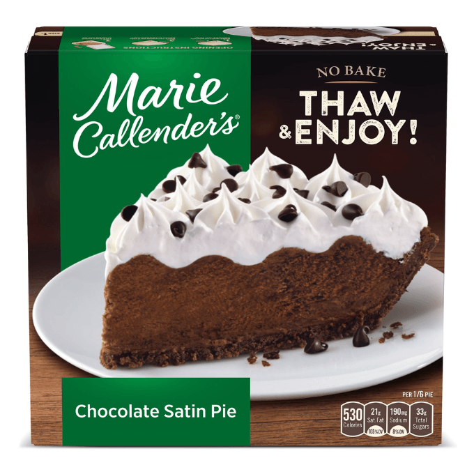 Walmart-Marie Callender's Chocolate Satin Pie